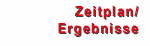 Zeitplan / Ergebnisse